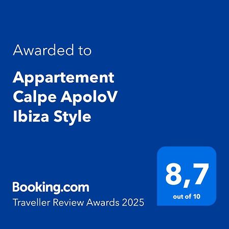 Appartement Calpe Apolov Ibiza Style Eksteriør billede