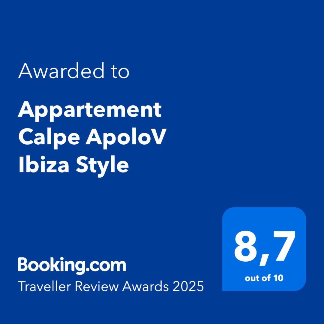 Appartement Calpe Apolov Ibiza Style Eksteriør billede